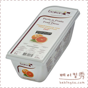 냉동퓨레 브와롱 핑크자몽 1kg/Pink grapefruit puree(아이스박스필수구매)