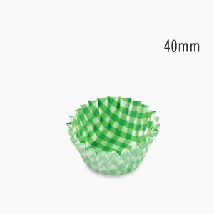 페트컵(40mm)체크녹색/100개