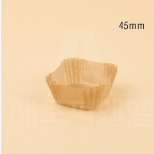 새로사각컵(45)크라프트/200매